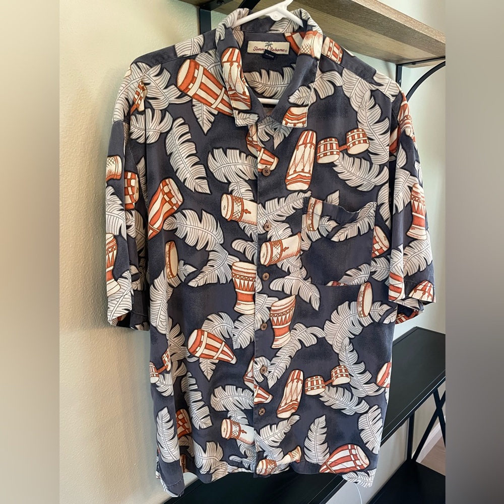 Men’s Tommy Bahama Silk Tropical Shirt Size XL